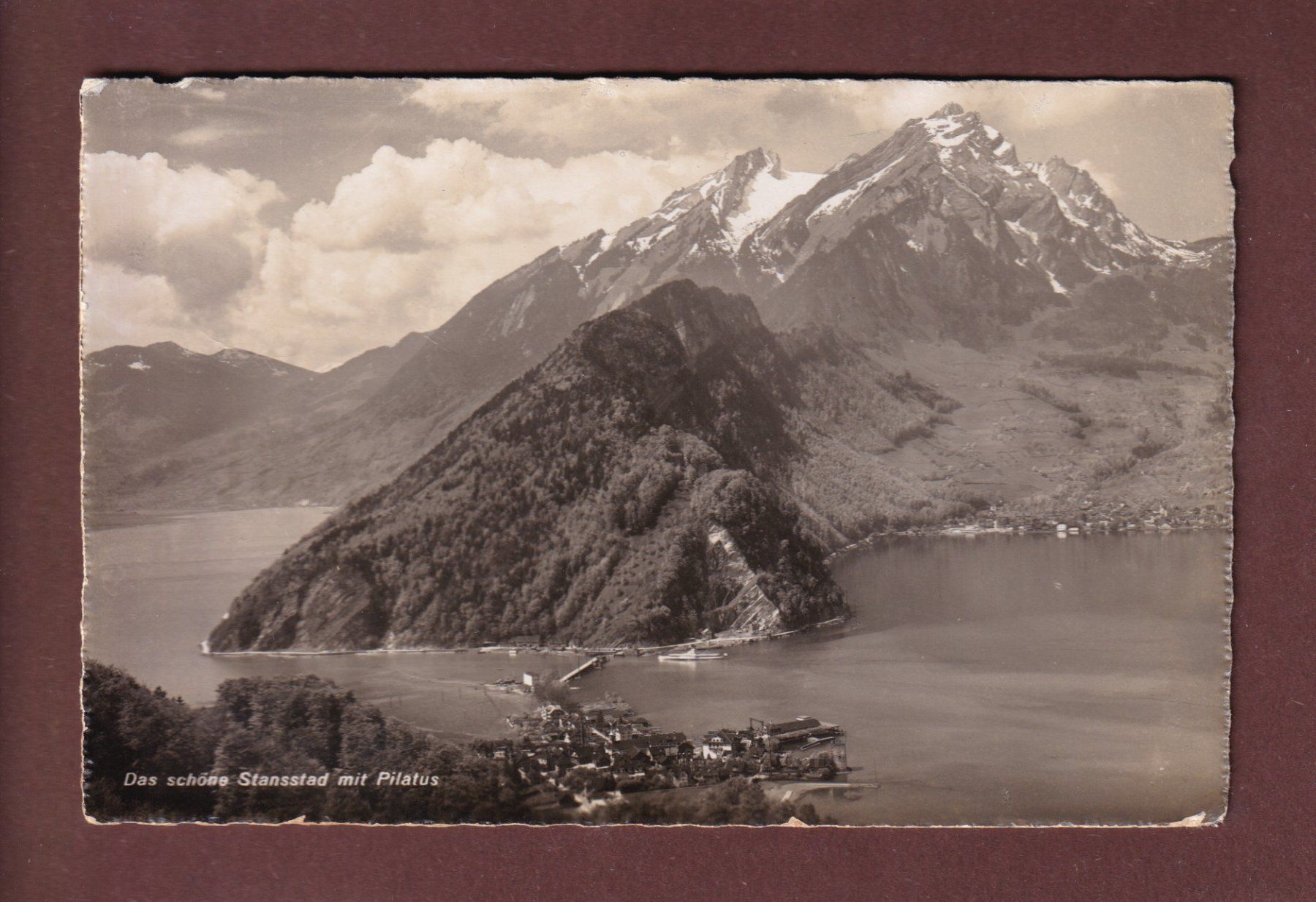 Cartoline postali: STANSSTAD und Pilatus - 1941 – Usato da Pully venduto da nicecards-shop