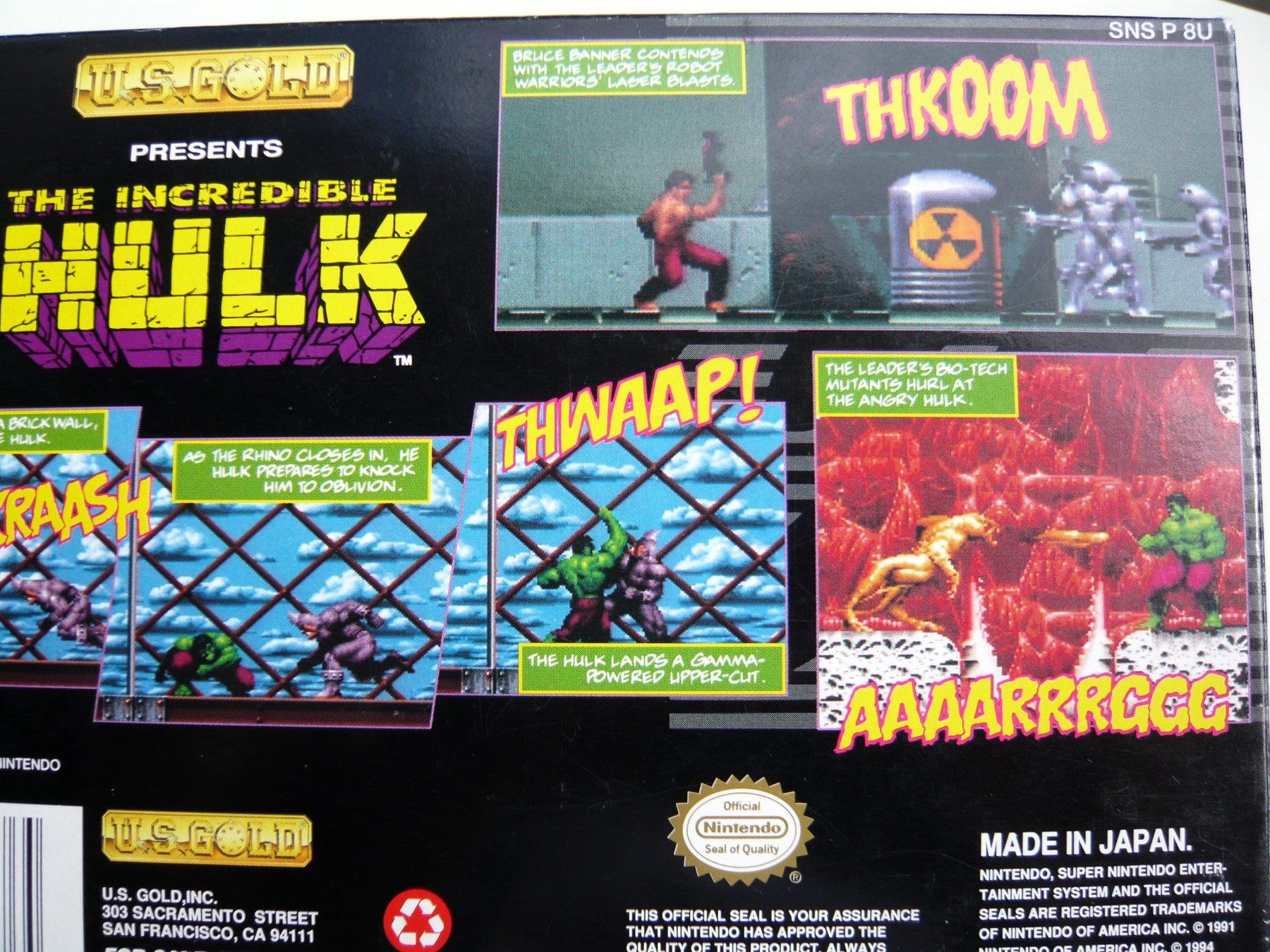 Nintendo Jeux: SNES: Incredible Hulk, CIB, Comme neuf ! – Neuf (Voir description) à Onex par Jaguar1986 4