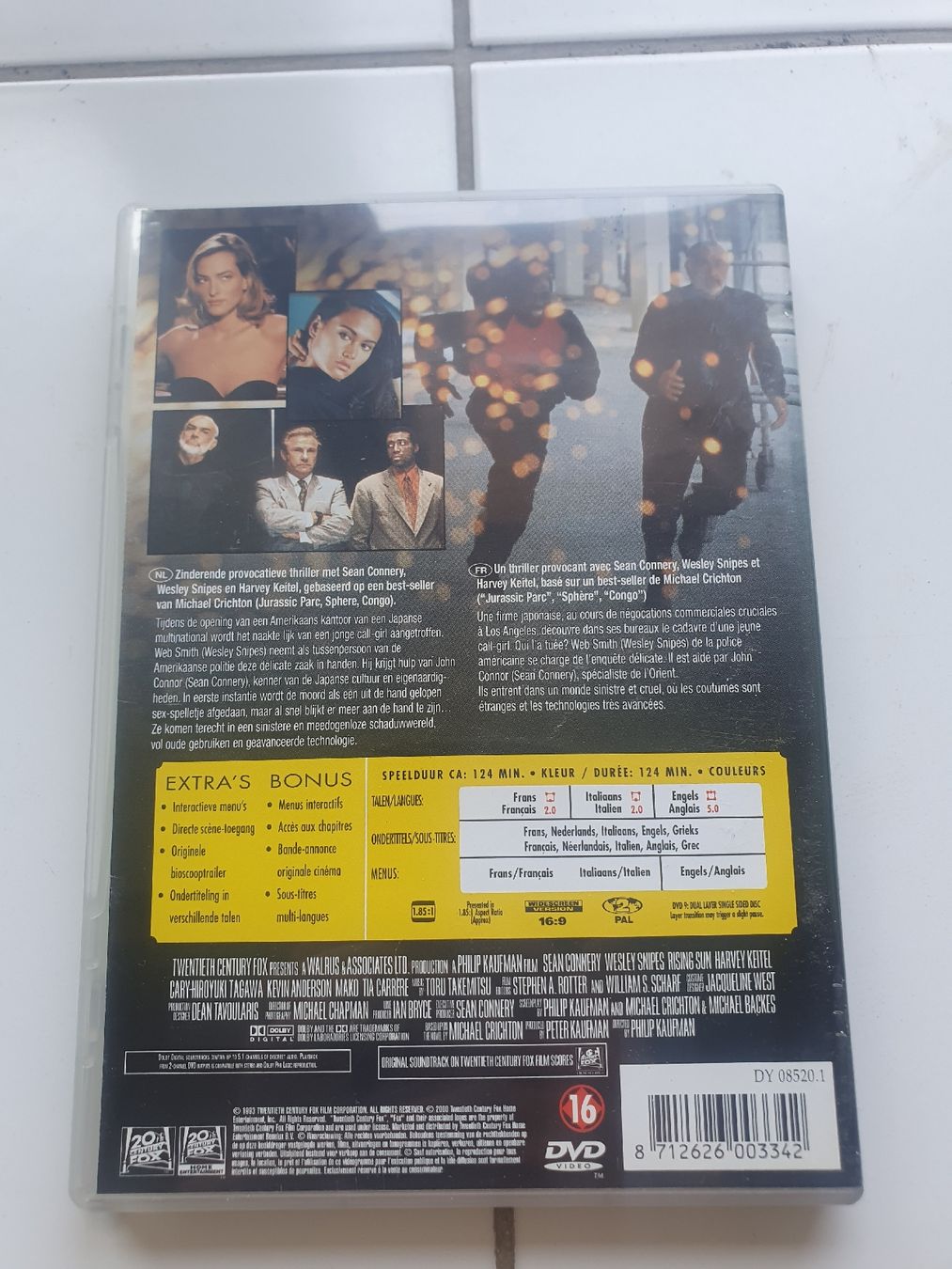 Tutti i DVDs: Rising Sun DVD Sean Connery Wesley Snipes good condition – Usato da Etoy venduto da SamuelausderSchweiz 1