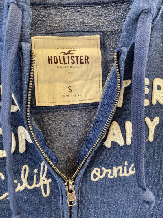 Hollister Hoodie Damen Blau Gr sse S Kaufen auf Ricardo