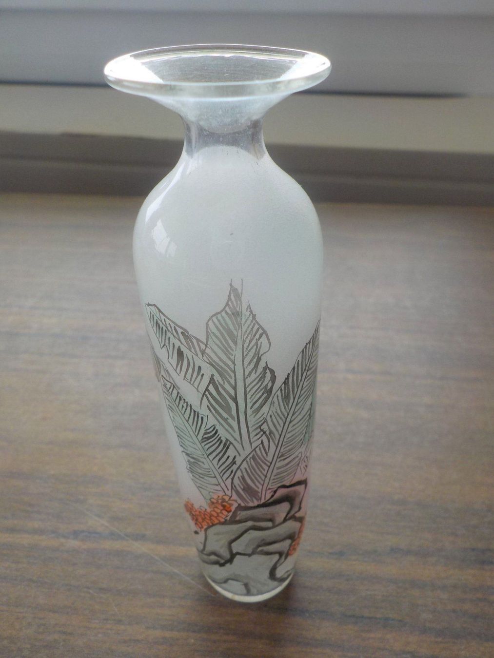 Vasen & Gefässe: Vase antik - Innenseite bemalt – Gebraucht aus Mörschwil von antiksalon21 7