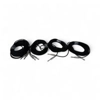 4er Set 15m Audiokabel 6.35mm Klinke M Mono  (X1020)