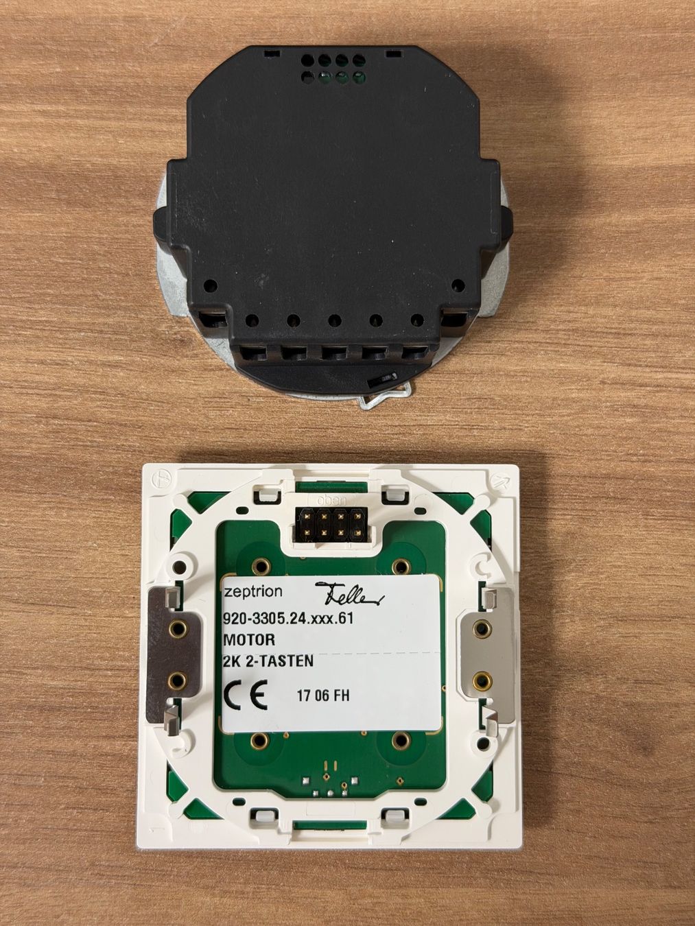 Zeptrion Interruttori: Feller Zeptrion Motor 2K mit Abdeckset – Usato da Riehen venduto da Nyenhuis 1