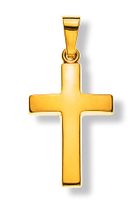 Balken-Kreuz Gelbgold 750 H: 18mm B: 12mm