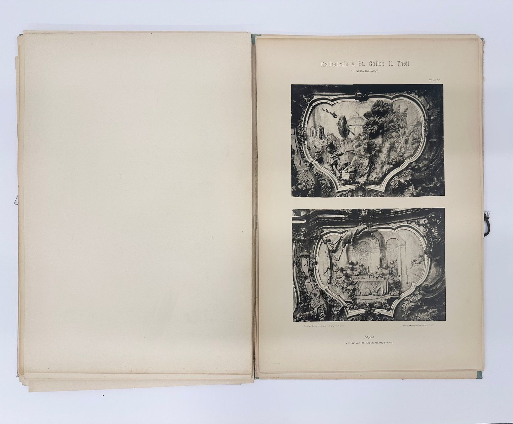Libri: Die Kathedrale in St. Gallen, Antike Mappe, 1928 – Usato da St. Gallen venduto da winona04 4