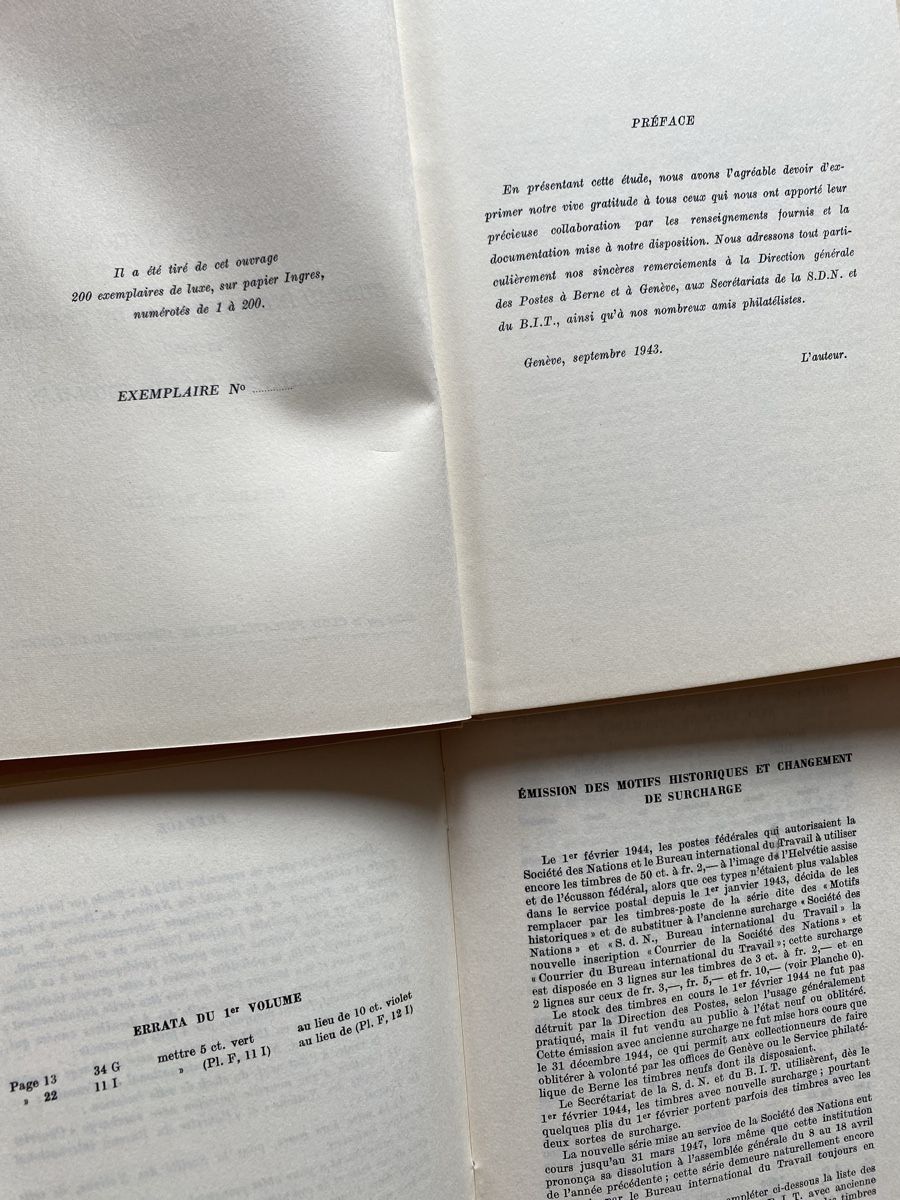 Livres: Les Timbres/S.D.N. et B.I.T./ Charles Misteli 1943 – D'occasion à Utzigen par Lasagne99 3