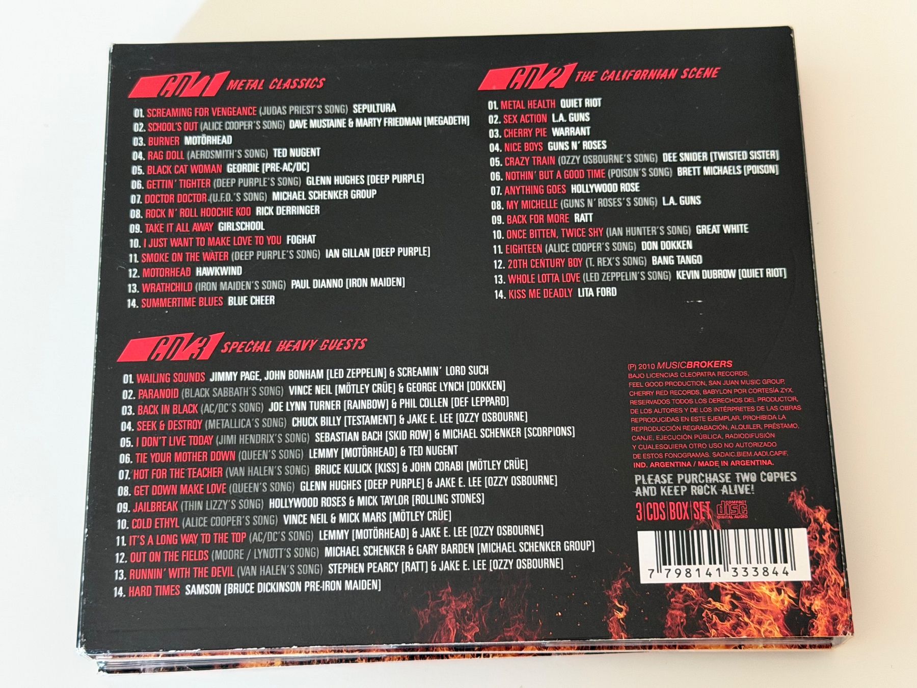 CDs: The Heavy Metal Anthology 3CD Metal Classics – Gebraucht aus Altstätten SG von sheamus 1