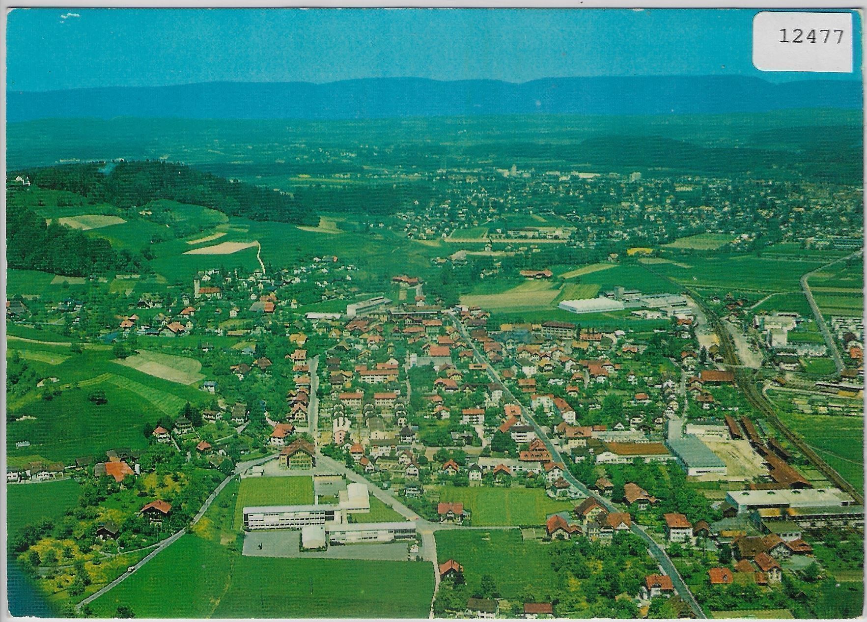 Cartoline postali: Flugaufnahme Oberburg BE – Difettoso da Ettingen venduto da Kartenplanet
