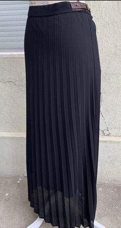 Magnifique longue jupe plissée NEXT noire grande taille t.44