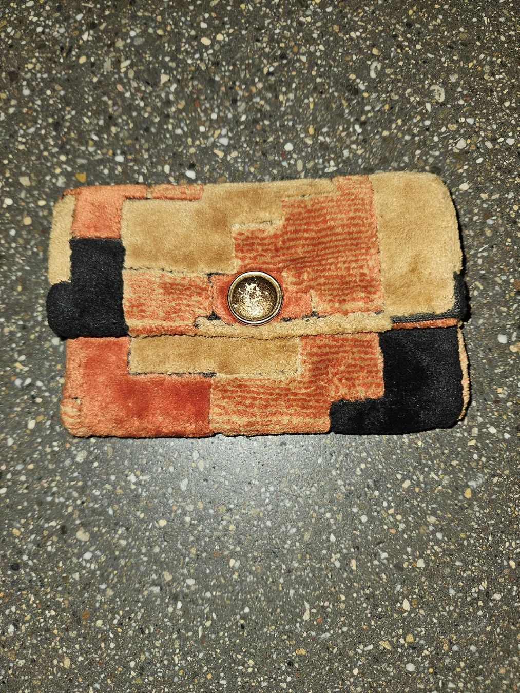 Portemonnaies: Portemonnaie Patchwork Damen Vintage Alphonse – D'occasion à Anwil par tamoos