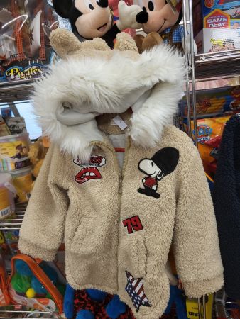 Snoopy Wintermantel Jacke Gr. 98 B3