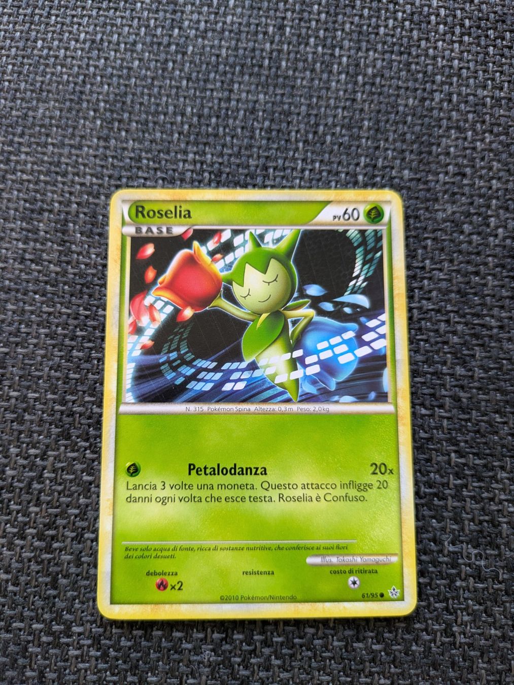 Pokémon Carte collezionabili: ROSELIA, UNLEASHED, UL61, COM, 2010, ITA, GD – Usato da Losone venduto da AlpineLayer