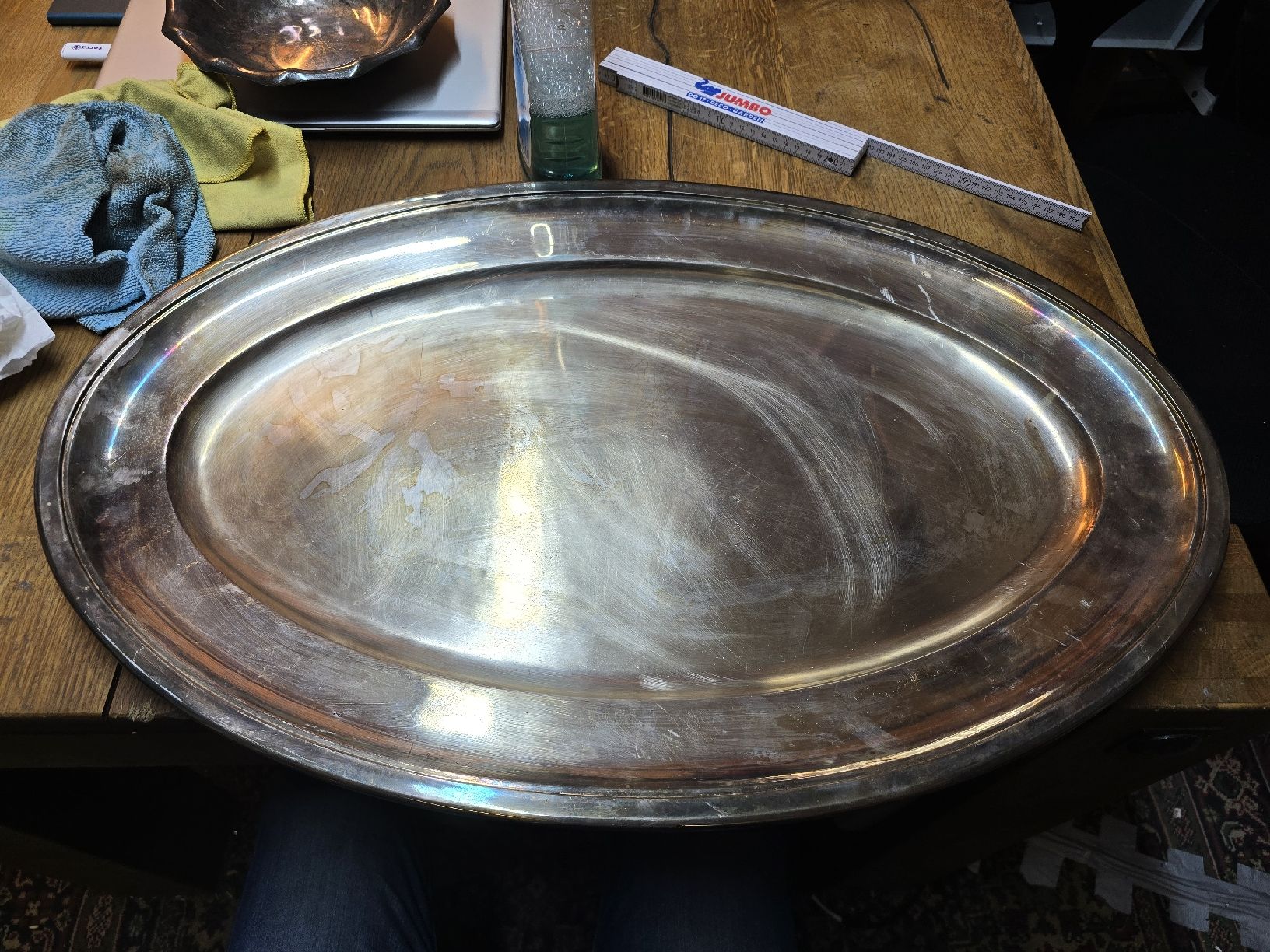 Piatti di portata: Wiskemann Servierplatte 4Kg punziert "110" (S) – Usato da Rorschach venduto da TimelessTrading