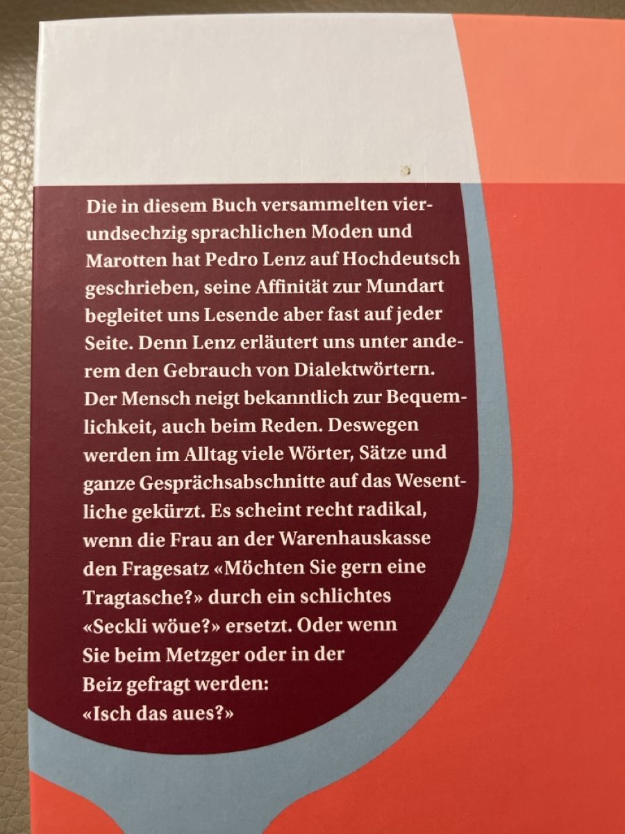 Libri: Isch das aues? Pedro Lenz – Nuovo (secondo la descrizione) da Weesen venduto da Engadinerin 1