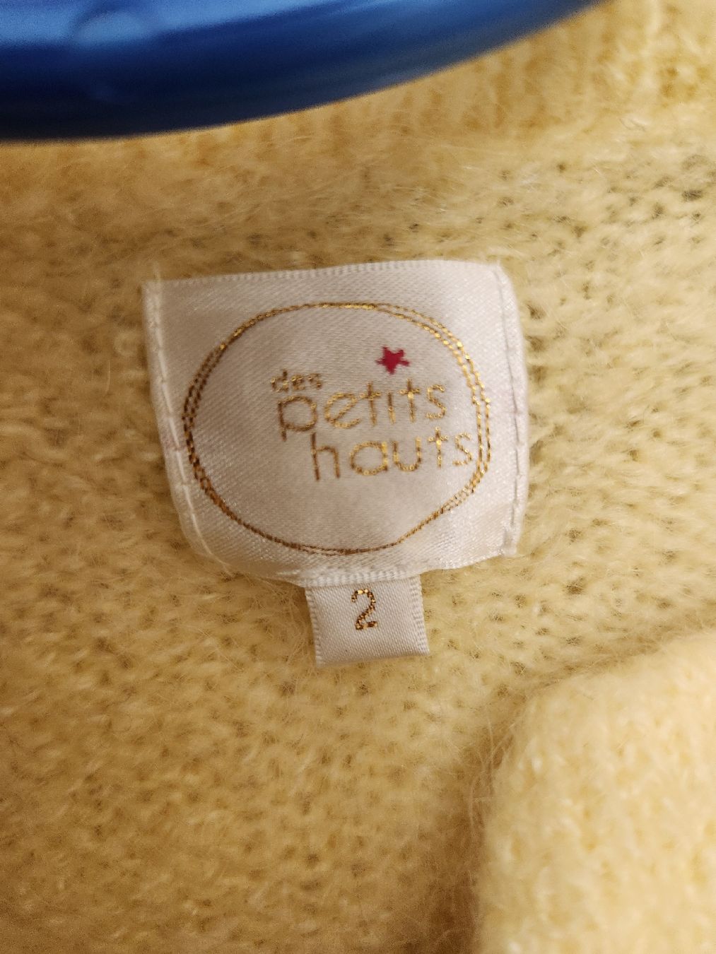 Des Petits Hauts Giacche: Cardigan oversize  Petits Hauts jaune taille 2  – Usato da Niedergösgen venduto da Eva2410 3