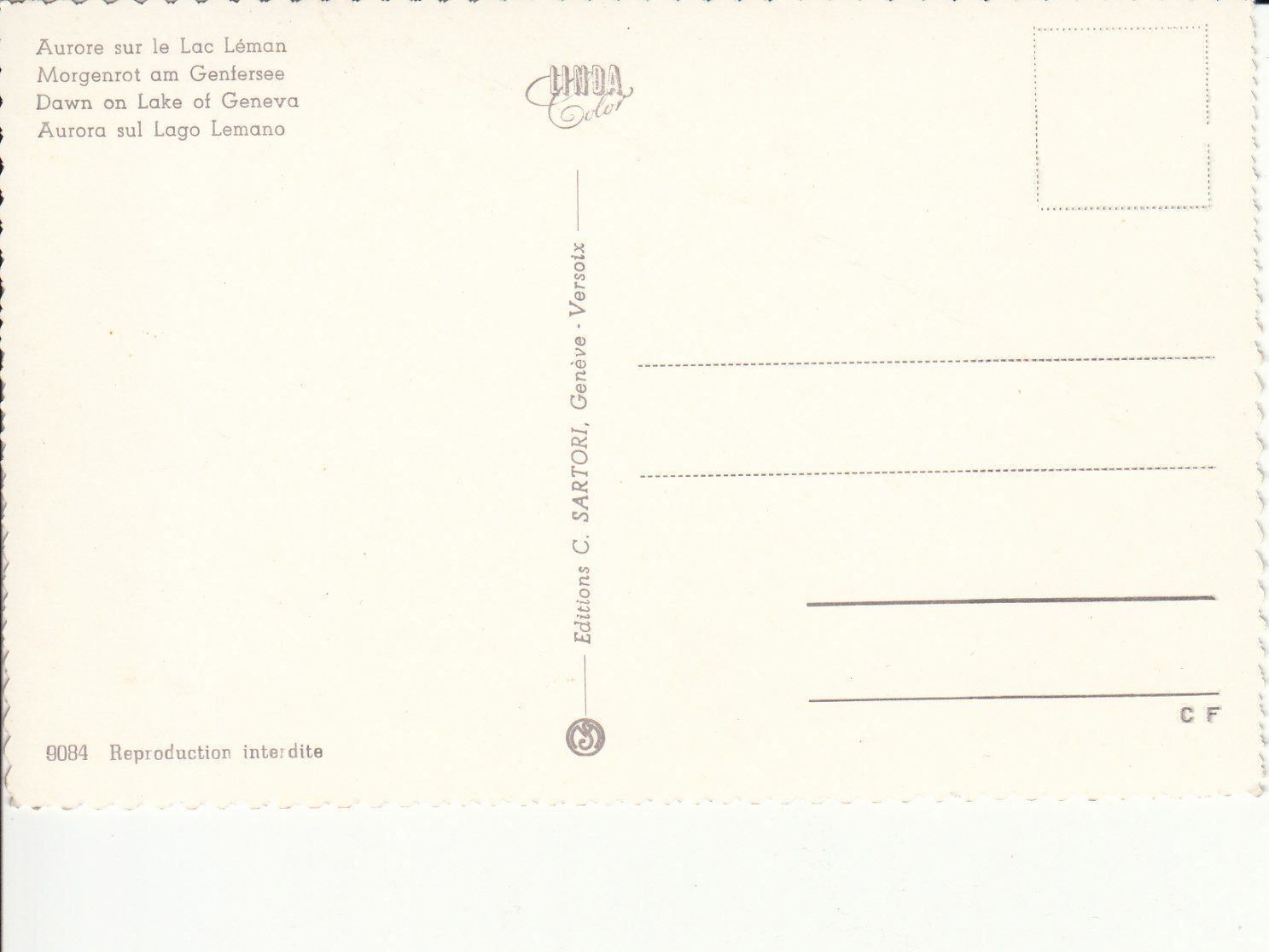 Cartoline postali: Genfersee, ca. 1965 – Usato da Bürglen TG venduto da StampGraf 1