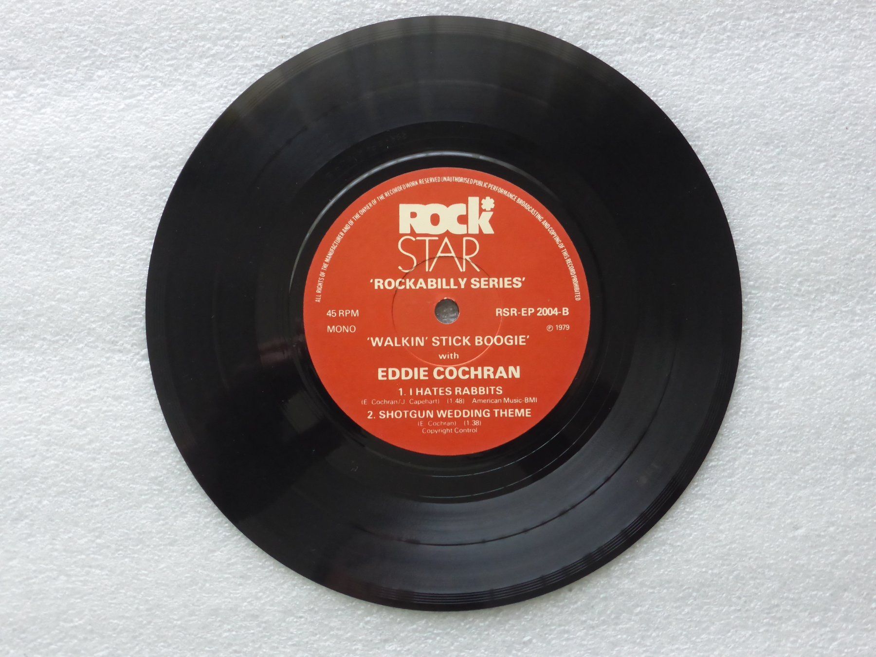 Schallplatten: Vinyl Single   EP  EDDIE COCHRAN – Gebraucht aus Küssnacht am Rigi von Mondkinder 2