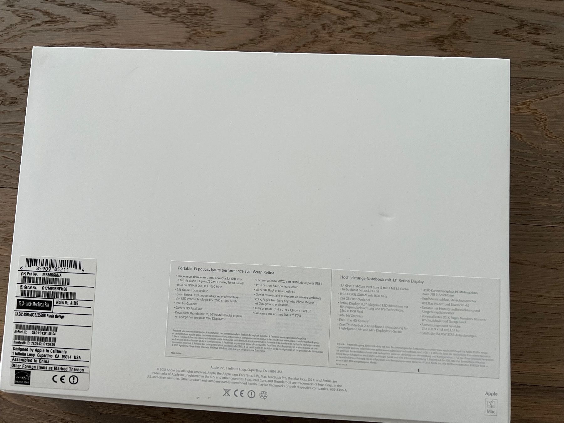 Apple Notebook: Apple MacBook Pro, 13.3“ Retina Display – Usato da Meierskappel venduto da schoene_dinge 3