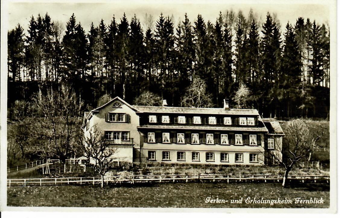 Cartoline postali: Erholungsheim Fernblick  Teufen 1941 – Usato da Hochdorf venduto da Ziegel-16