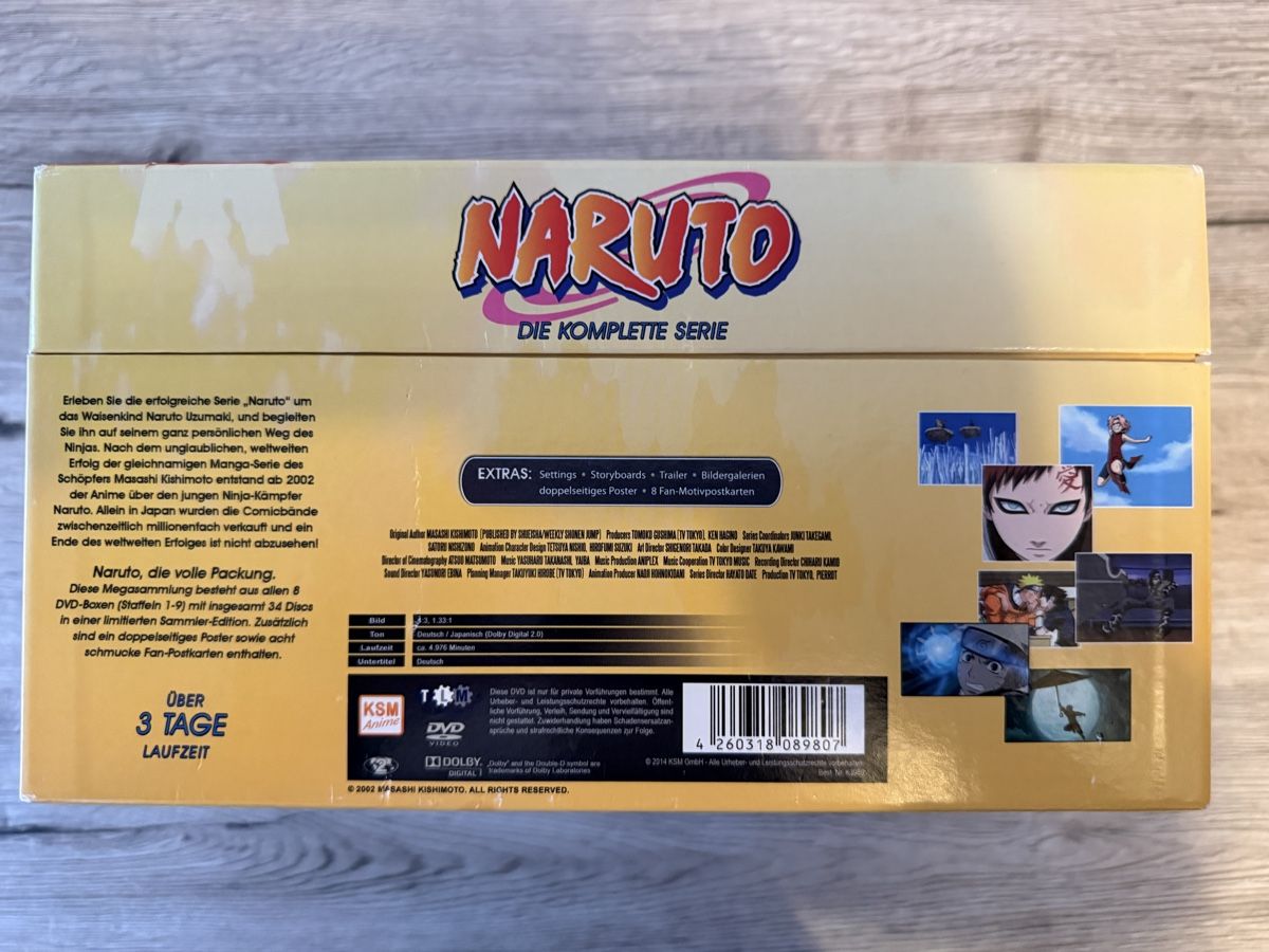 Tutti i DVDs: Naruto Classic Komplette Serie uncut DVD – Usato da Willisau venduto da ste_sc8j 3