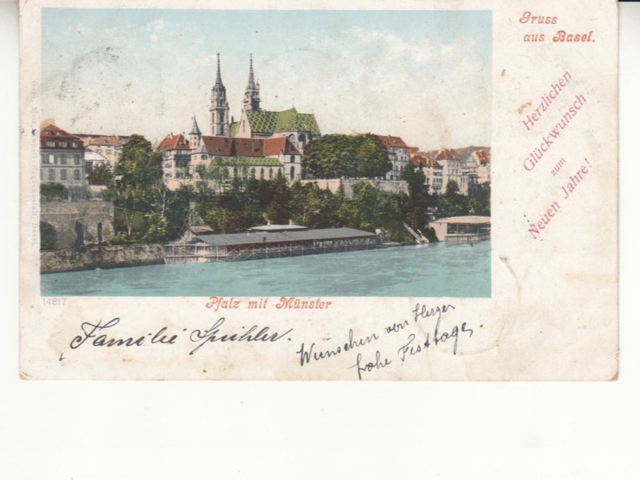 Cartoline postali: Basel 1901 – Usato da Bürglen TG venduto da StampGraf