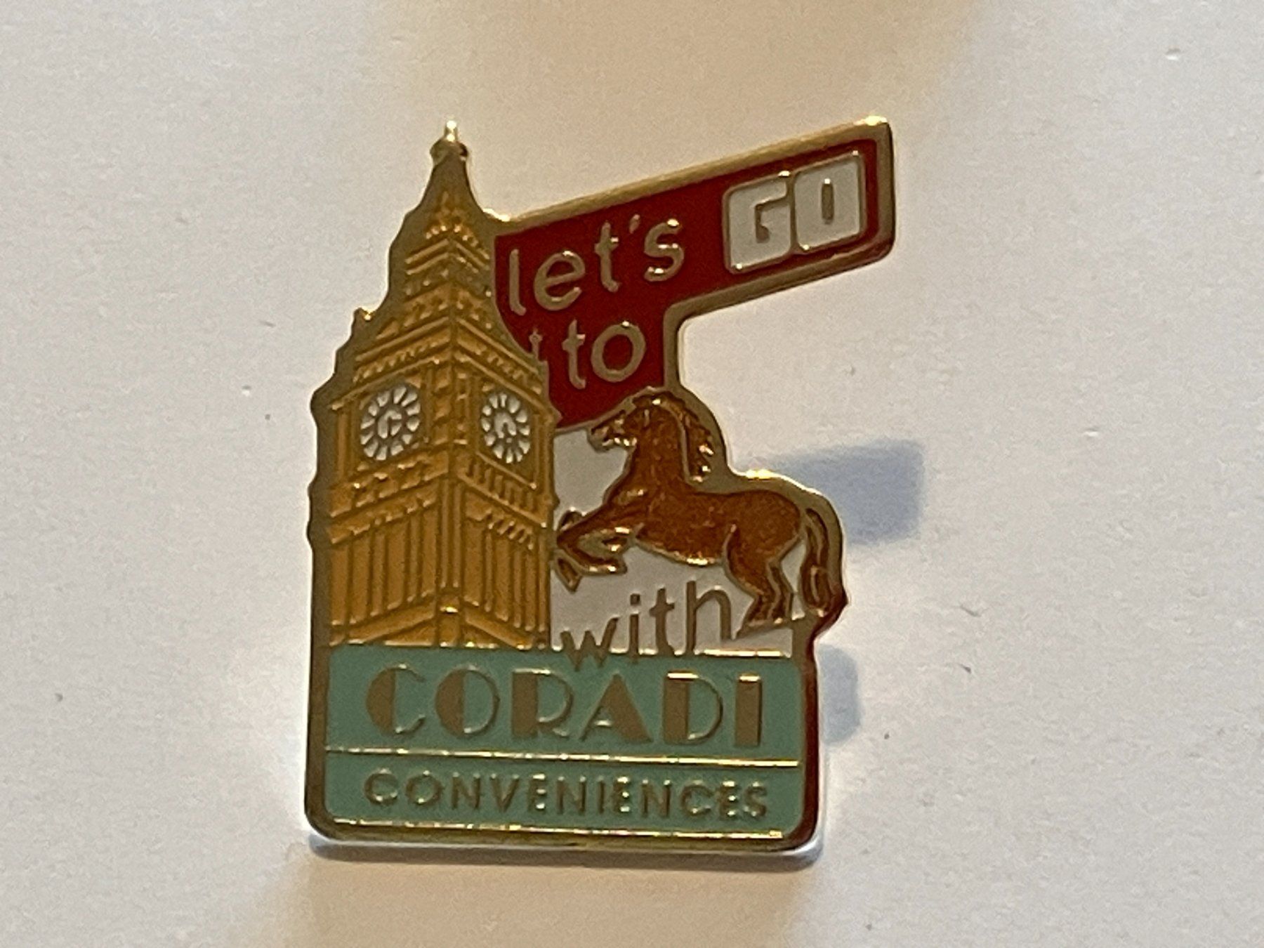 Placchette & Badge: 1 Pin Coradi Conveniences – Usato da Basel venduto da djwwpp