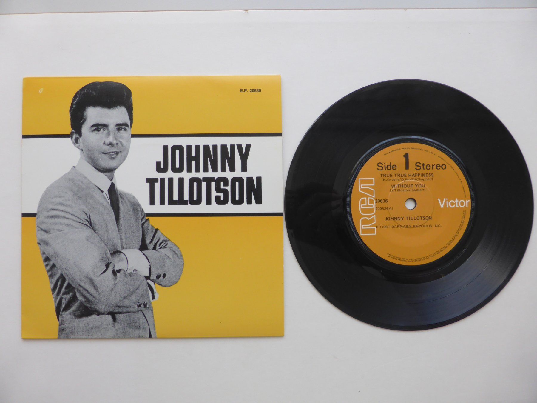 Dischi in vinile: VINYL SINGLE  EP  JOHNNY TILLOTSON – Usato da Küssnacht am Rigi venduto da Mondkinder