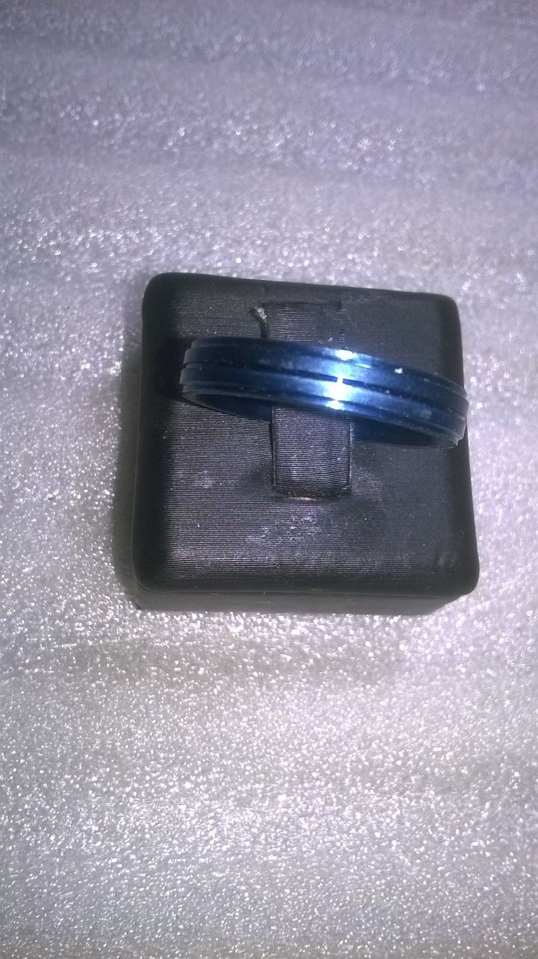 Ringe: RING EDELSTHAL,,,DUNCKELBLAU,,,GLANZIG – Neu (gemäss Beschreibung) aus Basel von bijoutrie_4