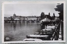 Genève - Vue générale vers la Cathédrale