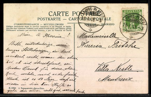 Cartes postales: AK Davos, Eisbahn im Winter – D'occasion à Berlin par bartko-reher 1