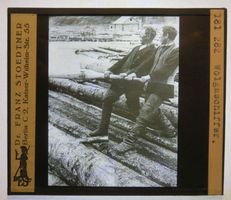Glasdia Russland: Wolga Wolgaschiffer, um 1920