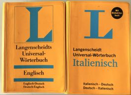 Langenscheidts Wörterbuch Italienisch Englisch English