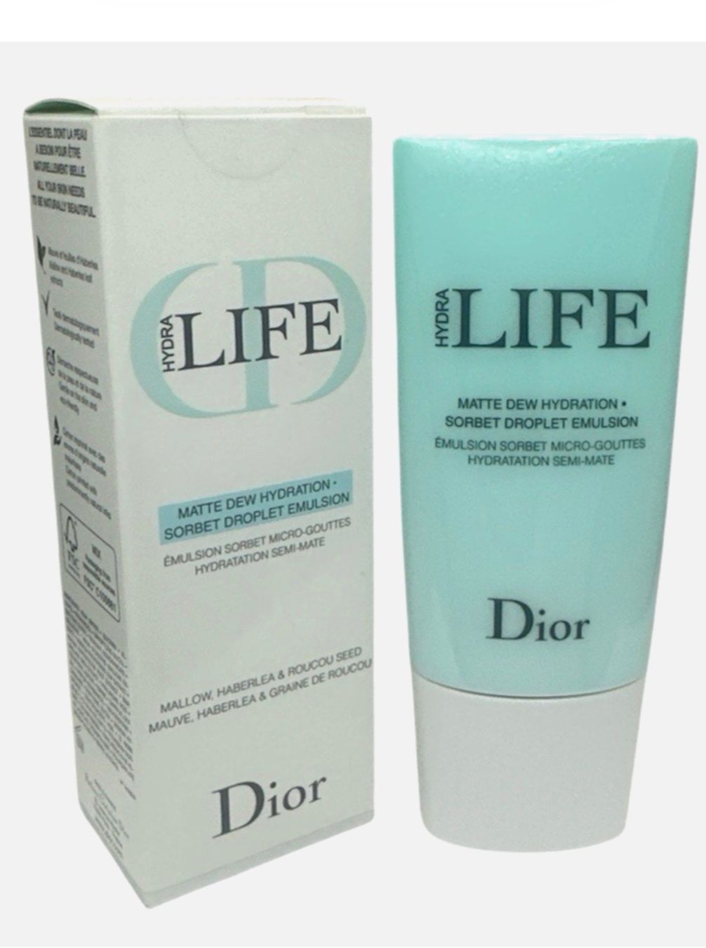 Dior Gesichtspflege: Dior Hydra Life Matte Dew Hydration Emulsion 50ml Neu – Neu und originalverpackt aus Zürich von Secretwish007