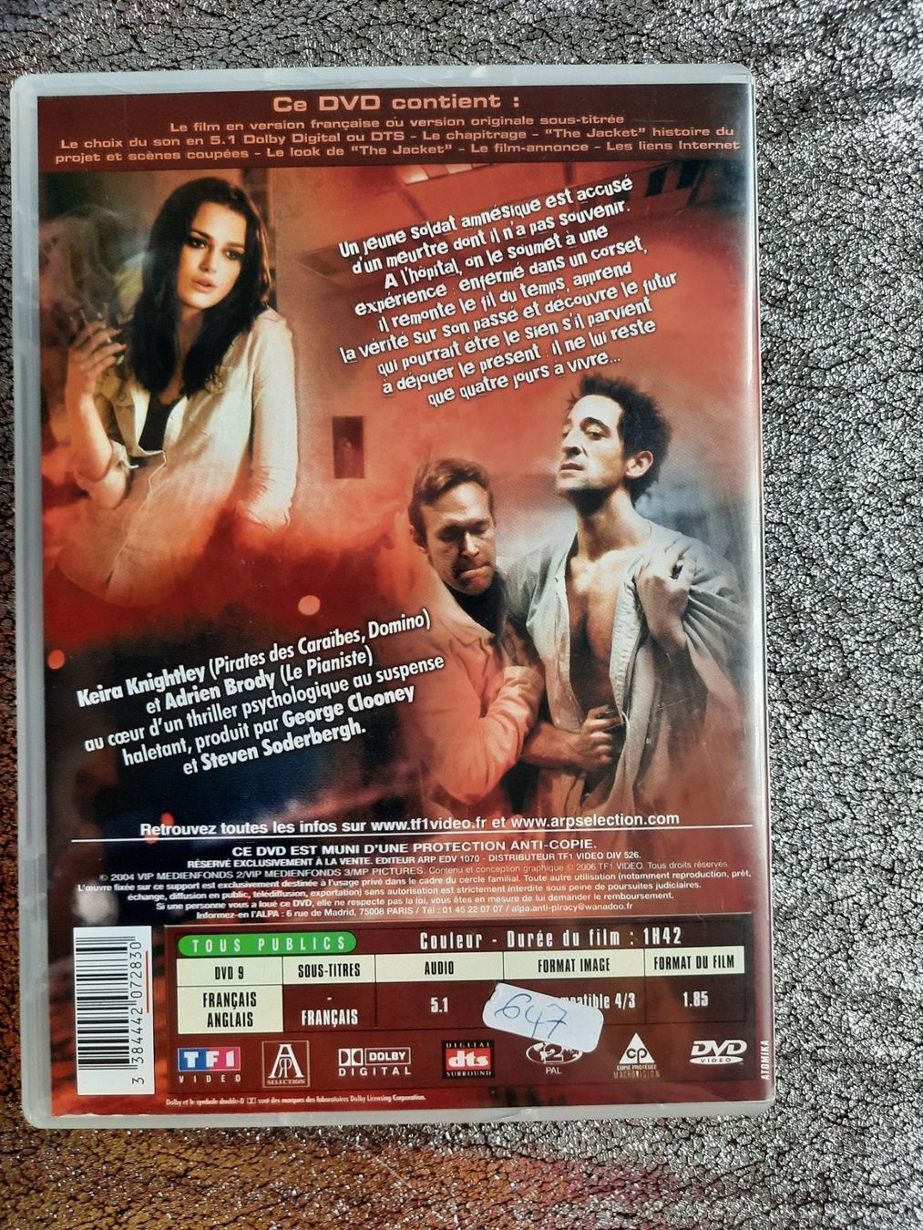 Tutti i DVDs: 2 films avec ADRIEN BRODY – Usato da Lausanne venduto da BrigitteAnne 3