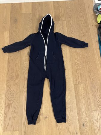 Onesie Einteiler Jumpsuit für Kinder Größe 108cm Blau