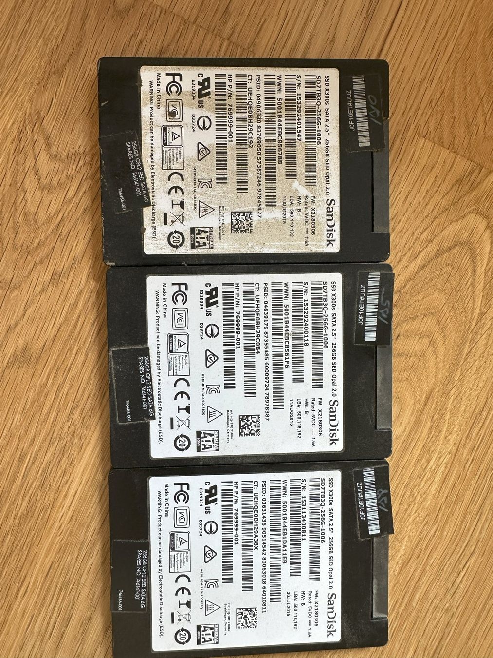 Sandisk Dischi rigidi: SSD Samsung 850 EVO 256GB – Usato da Willisau venduto da aronet