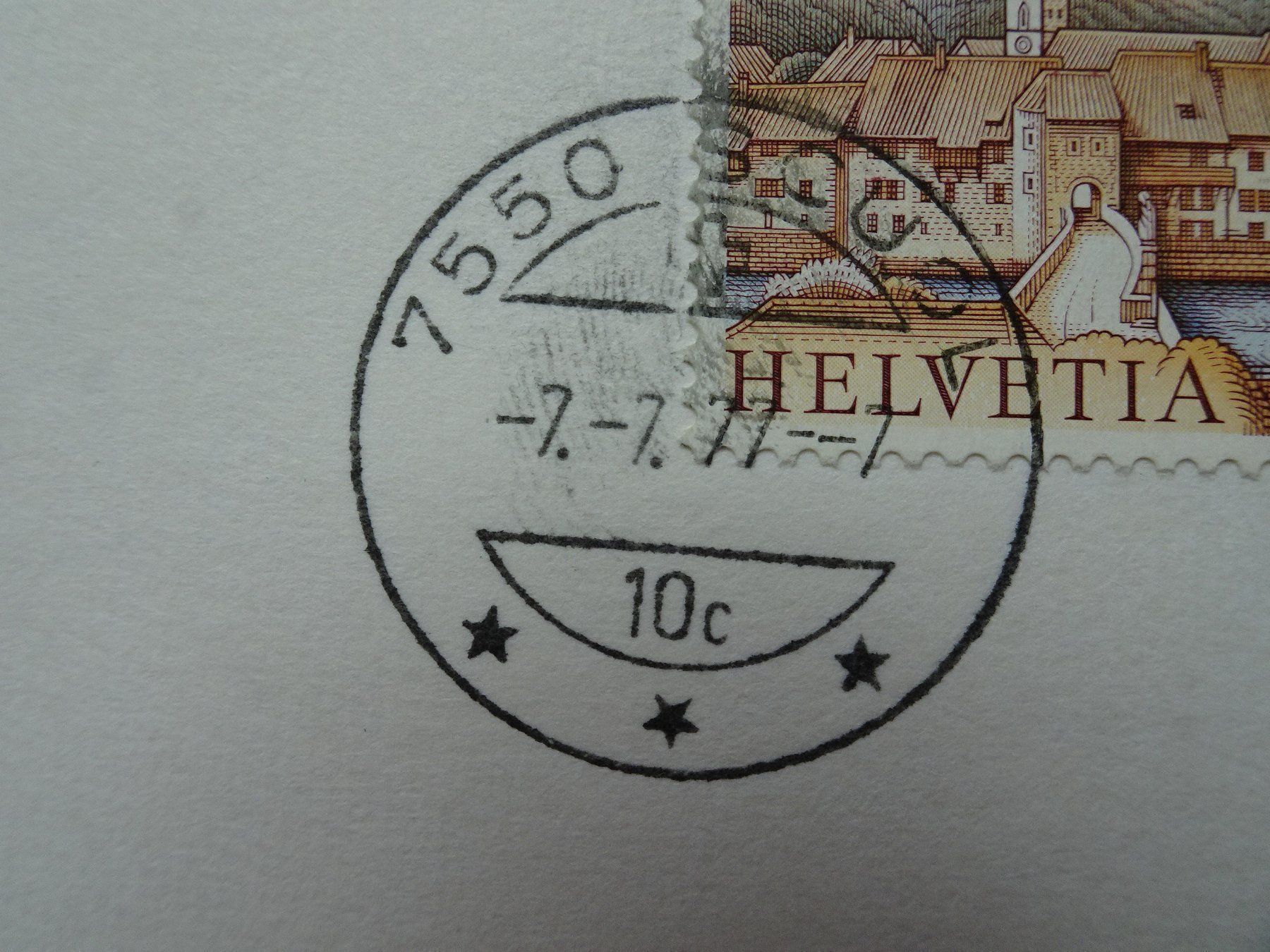 Cartes postales: Bad Scuol  Stempel -7.-7.77--7 – D'occasion à Aadorf par Chnorli-Furz