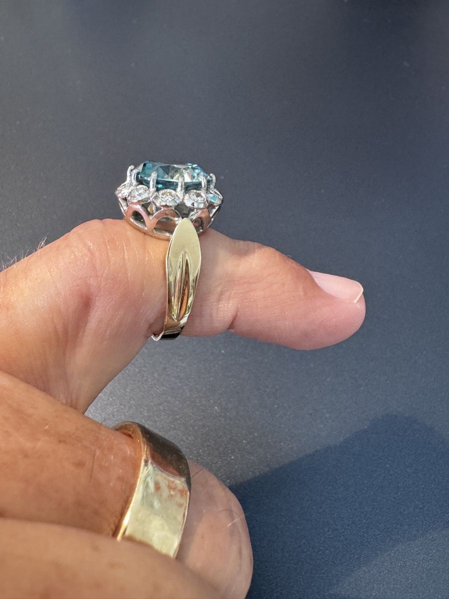 Ringe: Ring Zirkon Gold 750 – Gebraucht aus Au ZH von parabellum60 5