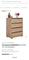 Carryhome Kommode mit 4 Schubladen – erst ca. 2 Monate alt