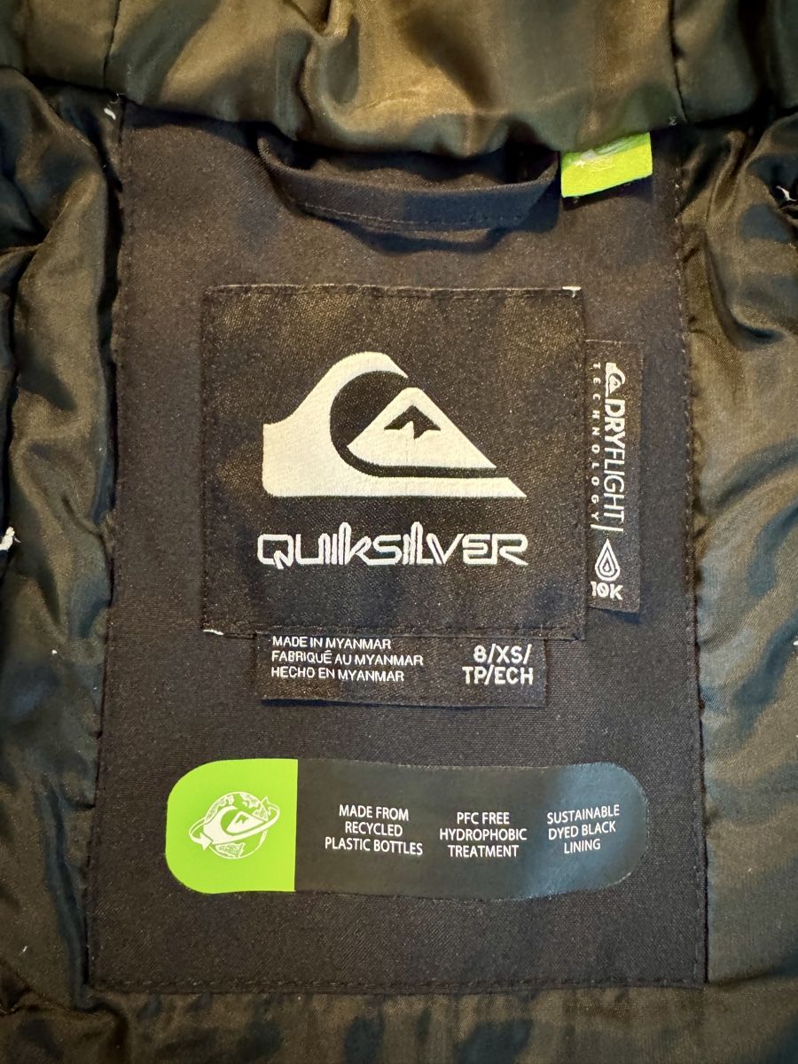 Quiksilver Giacche & Cappotti: Kinder Skijacke Quicksilver – Usato da Affoltern BE venduto da Bibabuzemah 3