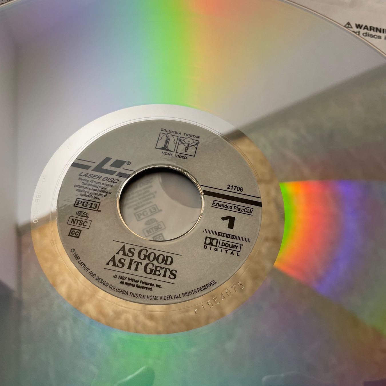 Alle DVDs: Jack Nicholson: As Good As It Gets - LASER DISC - LD - Engl. – Gebraucht aus Stans von Brode 2