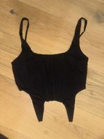 Bershka Corset Top schwarz Grösse M guter Zustand