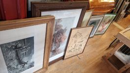 Konvolut diverse Bilder/Rahmen