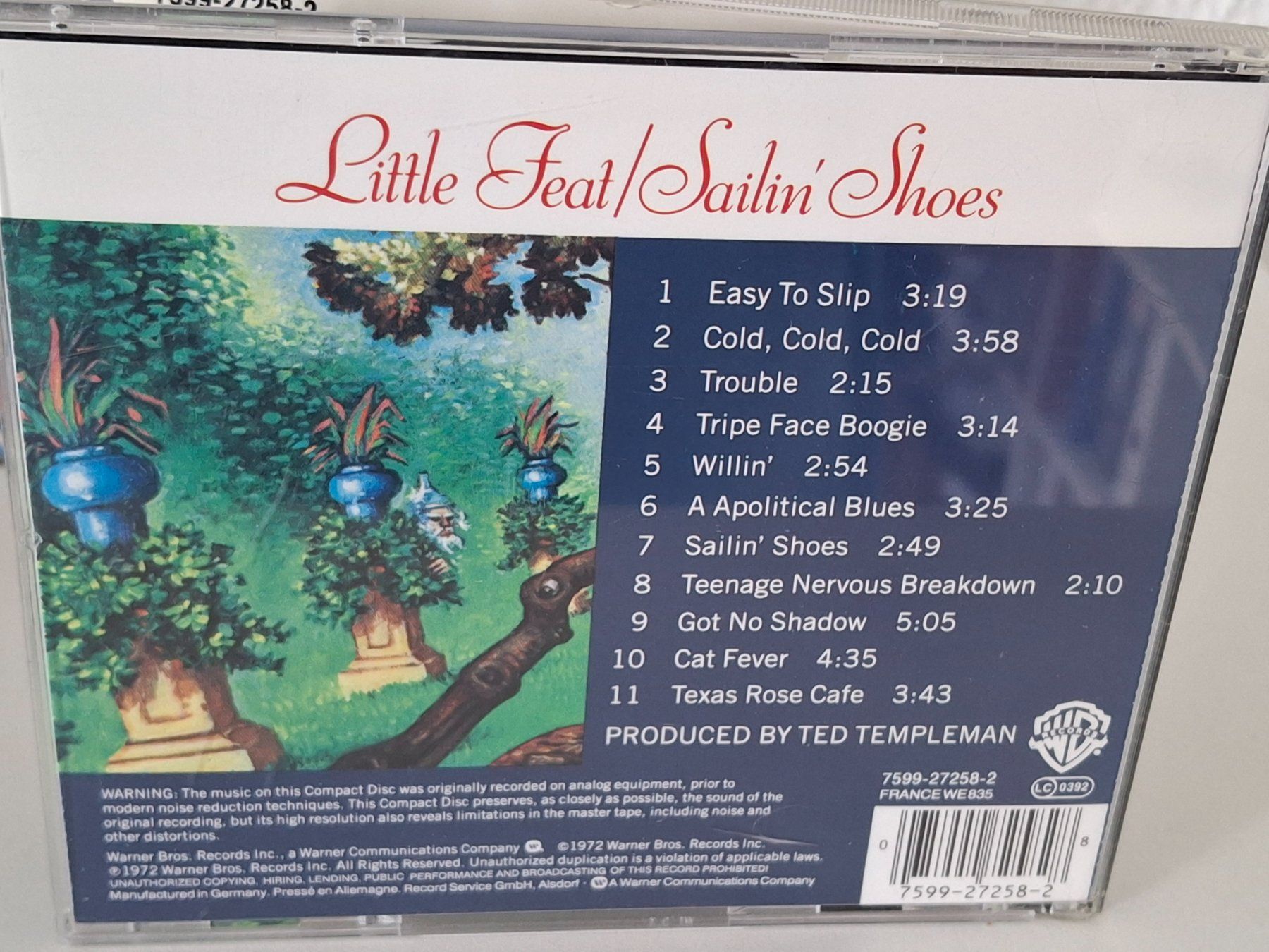 CD: CD Little Feat - Sailin' Shoes – Usato da Aarberg venduto da Jackup1 1