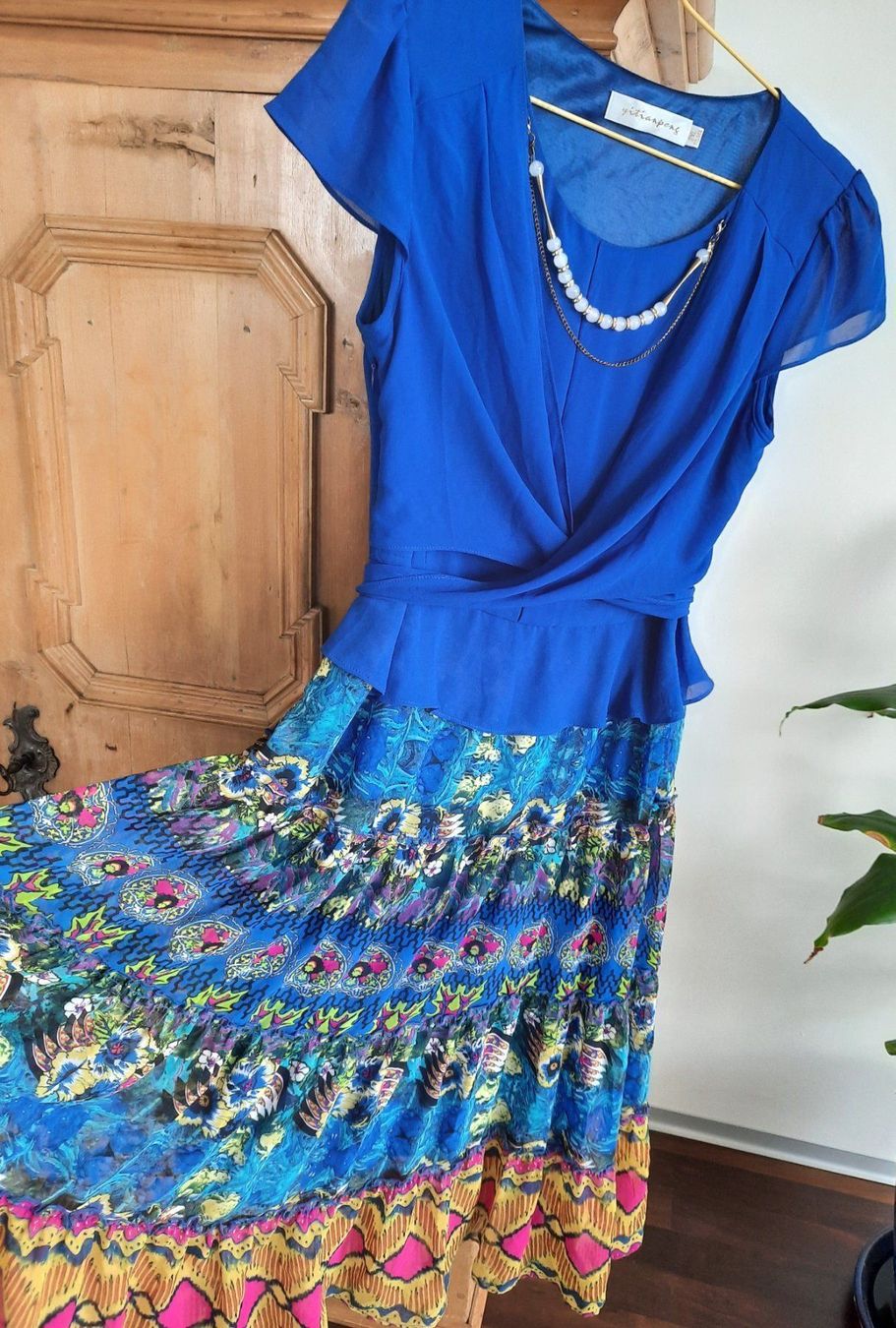 Vestiti: farbenprächtiges Indisches Kleid & Kette – Nuovo (secondo la descrizione) da Herrliberg venduto da AlexandraBopp