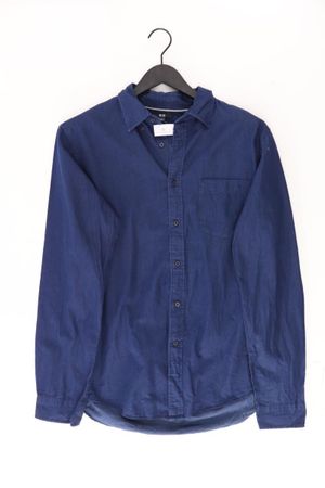 Uniqlo Langarmhemd Gr. L blau
