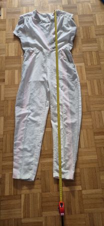 Overall Damen Grösse XS/S, weiss rosa gestreift,gebraucht