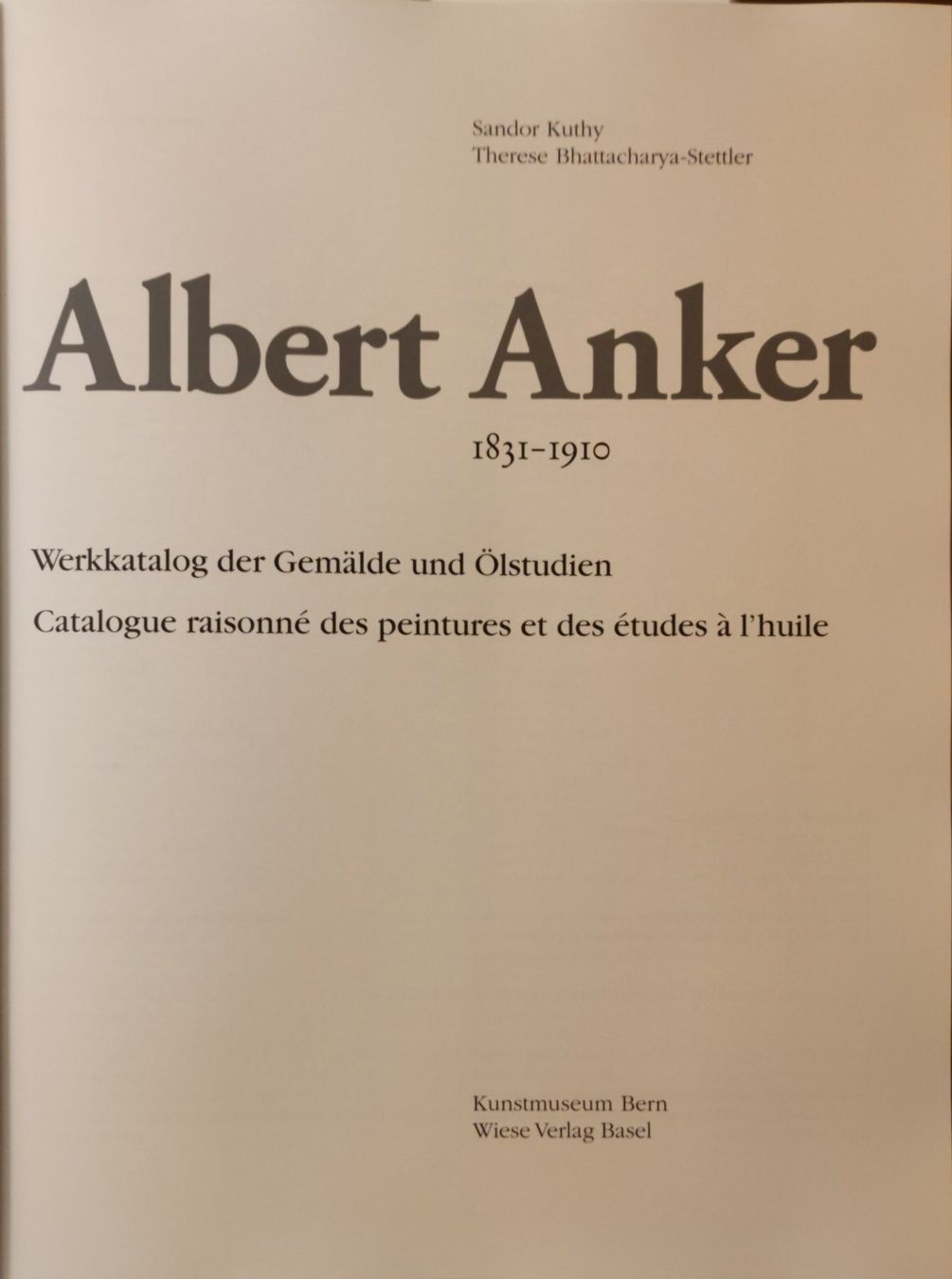 Libri: ALBERT ANKER WERKVERZEICHNIS – Usato da Goldach venduto da Gipo 1
