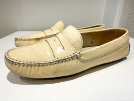 Tod’s Gommino Loafers Damen EU 39 – Made in Italy – Creme