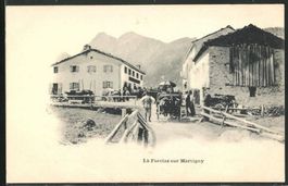 La Forclaz sur Martigny, charruages, vers 1900